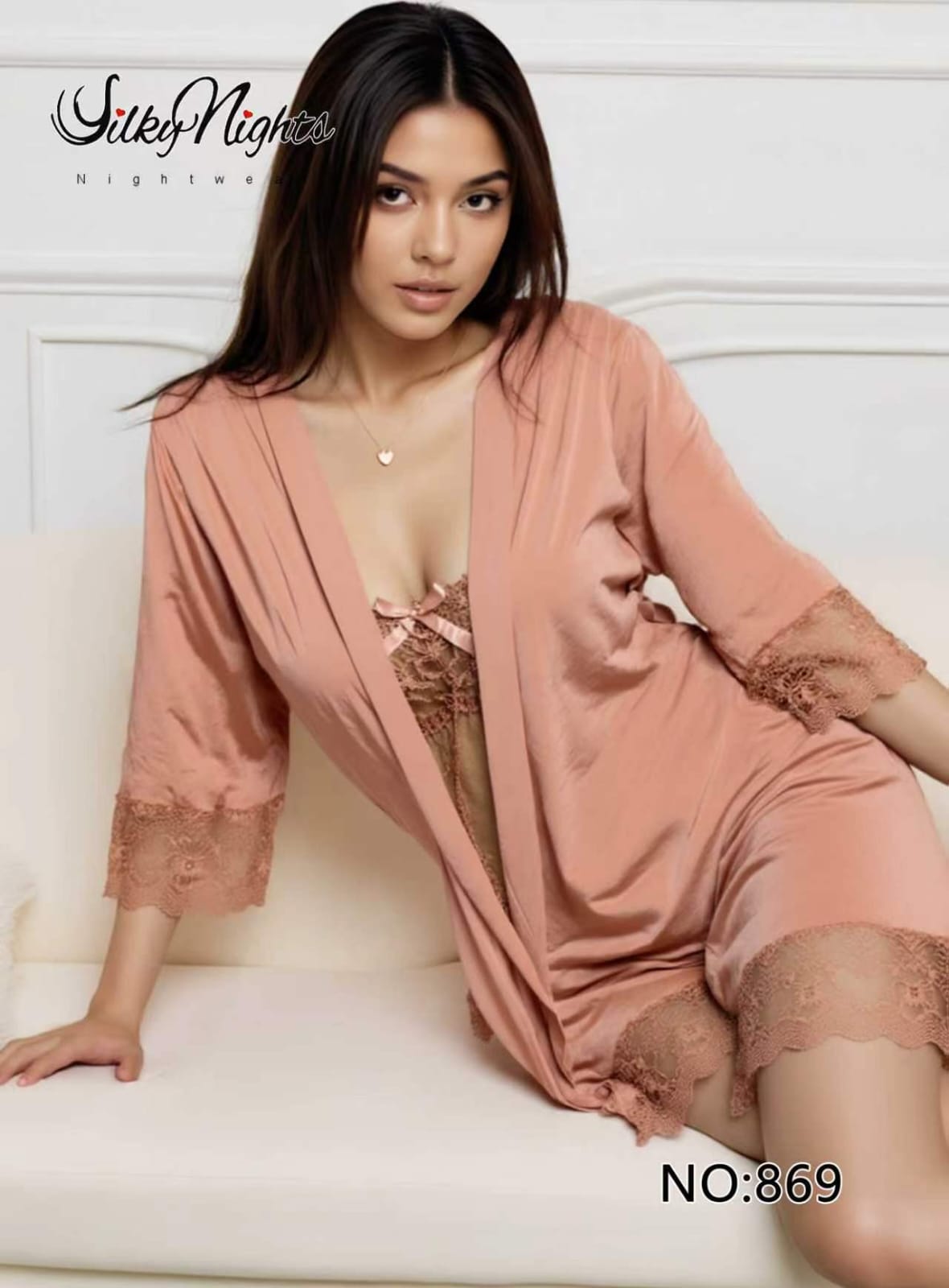 2 Pcs Graceful Nighty
