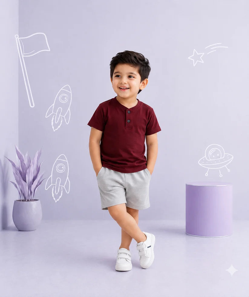 Brown Short Sleeve