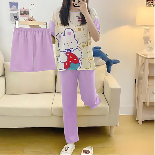 Cartoon Women Printed Nightwear