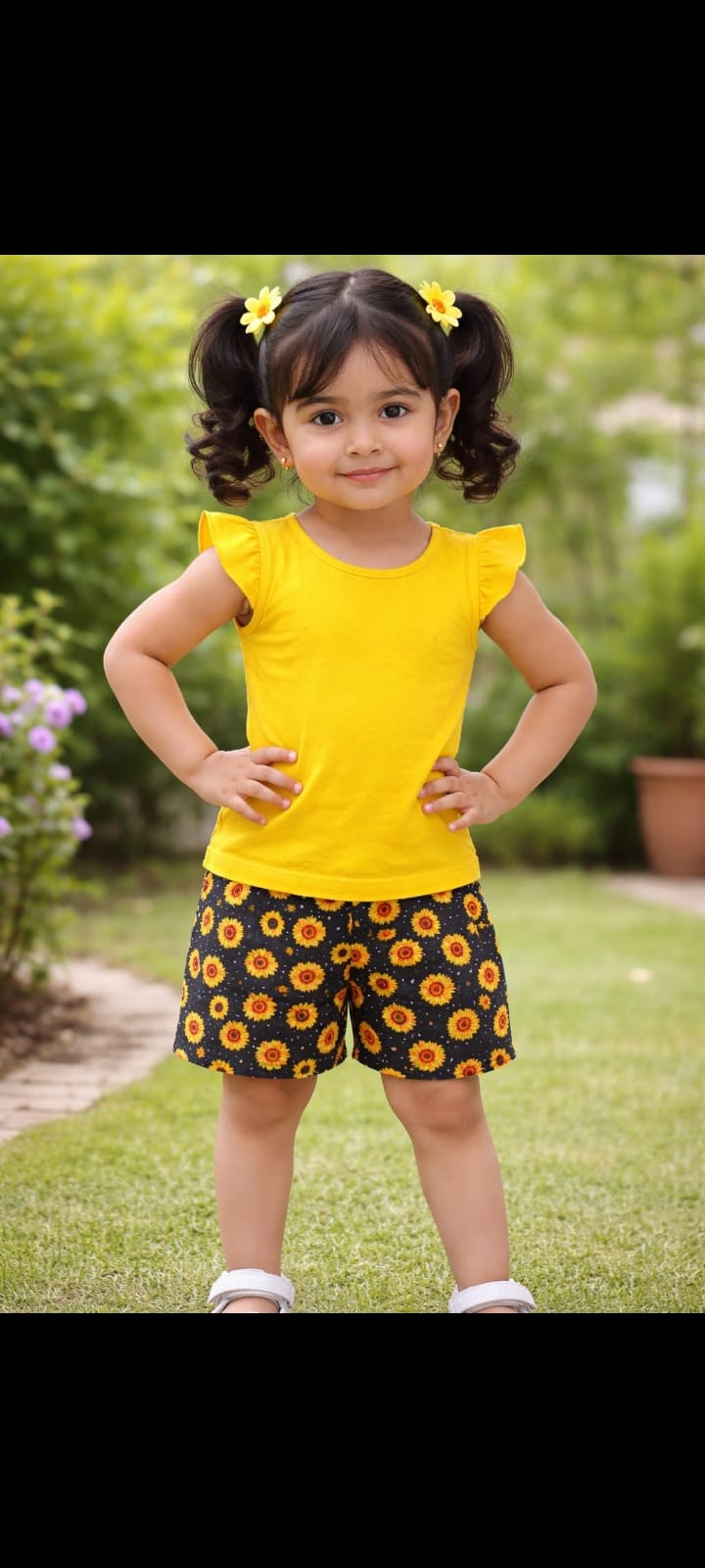 SunFlower Baby Girl Trendy Outfit