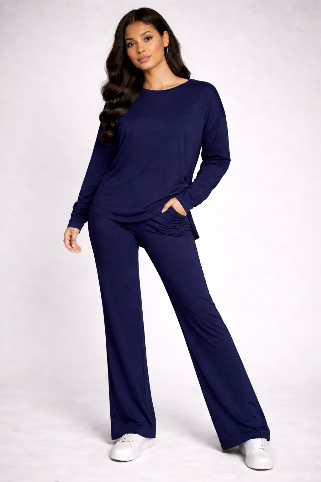 BreezeFlow Wide-Leg Loungewear Set For Summer