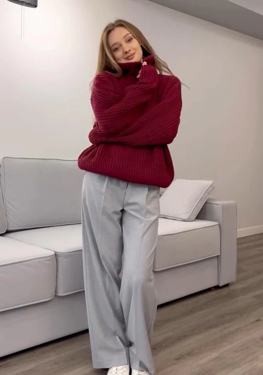 DROP SHOULDER SWEATER