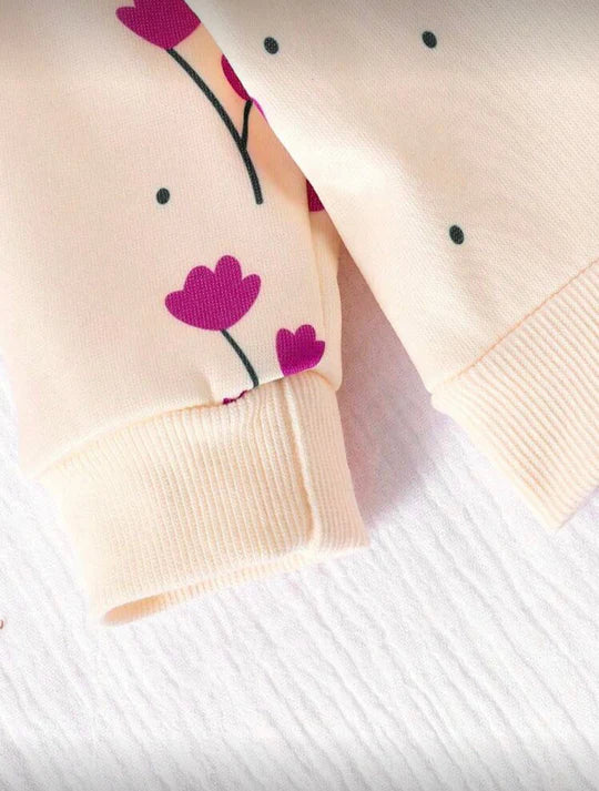 FLORAL BLOSSOM SWEATSHIRT & TROUSER