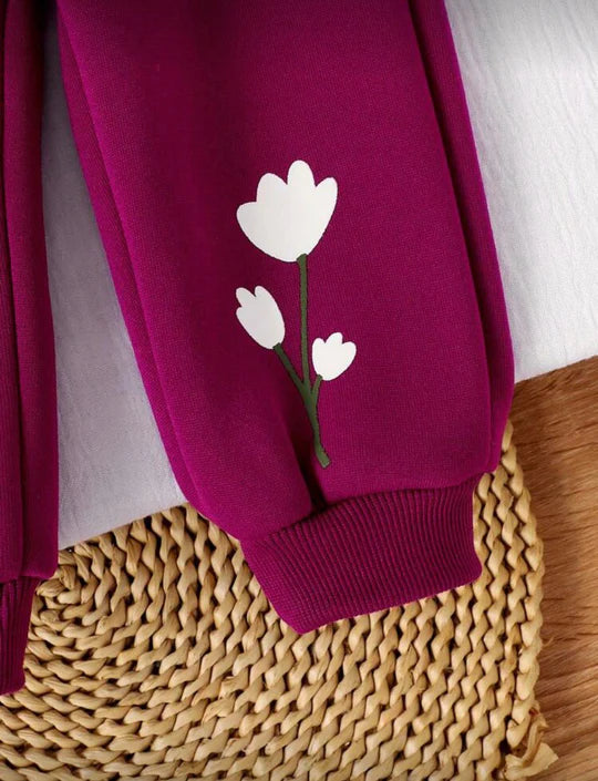 FLORAL BLOSSOM SWEATSHIRT & TROUSER