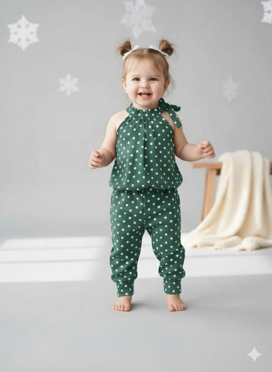 Baby Girl Polka Dot Western Dress