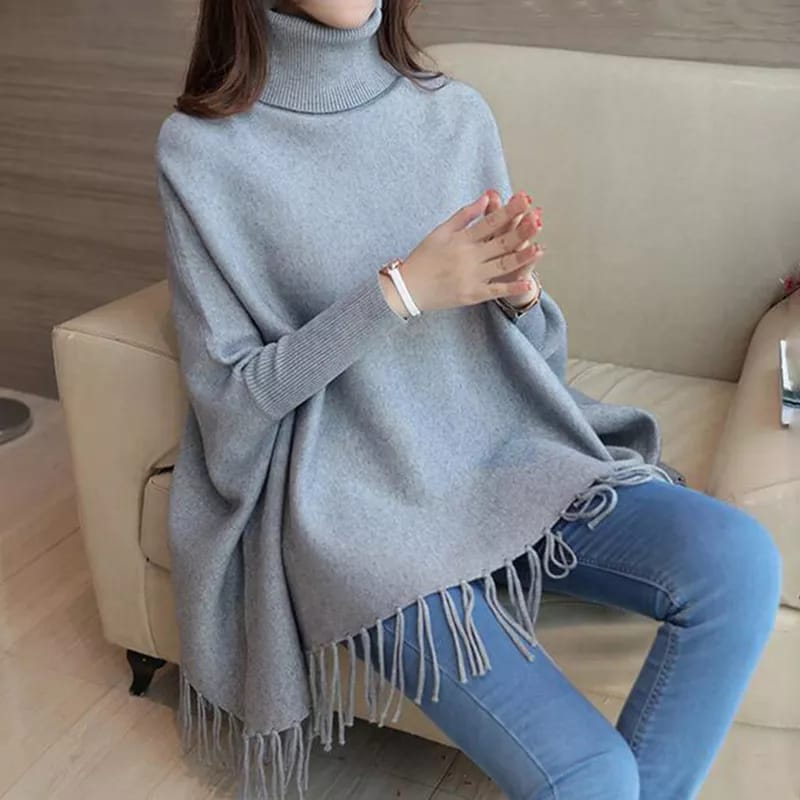 Turtleneck Women Pullover Sweater Spring Jumper