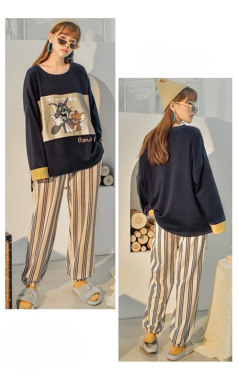 Tom & Jerry Printed Night suit