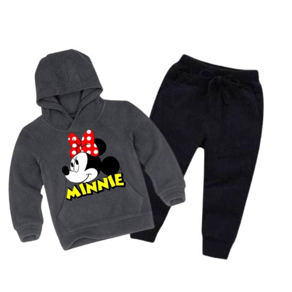 MINNIE KIDS HOODED PRINTED TRACKSUIT