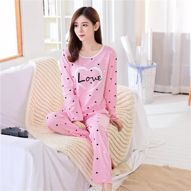 PINK LOVE SLEEPWEAR PAJAMA SET