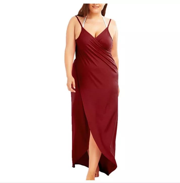 Comfortable Wrap Maxi