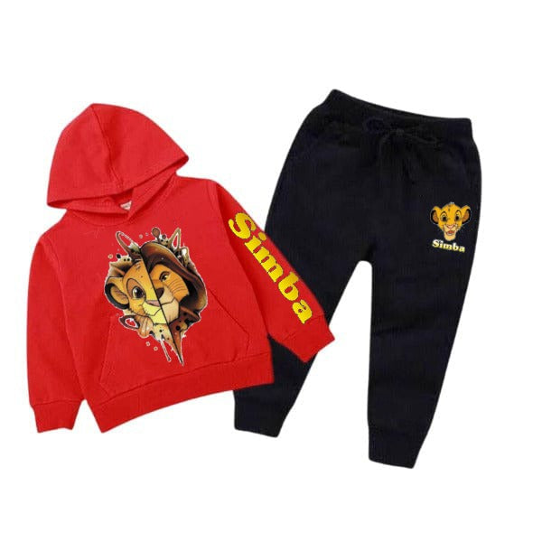 SIMBA KIDS HOODED PRINTED TRACKSUIT