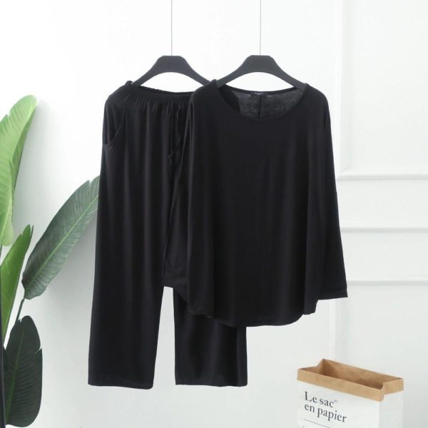 Round Neck - Straight Indoor Wear Set