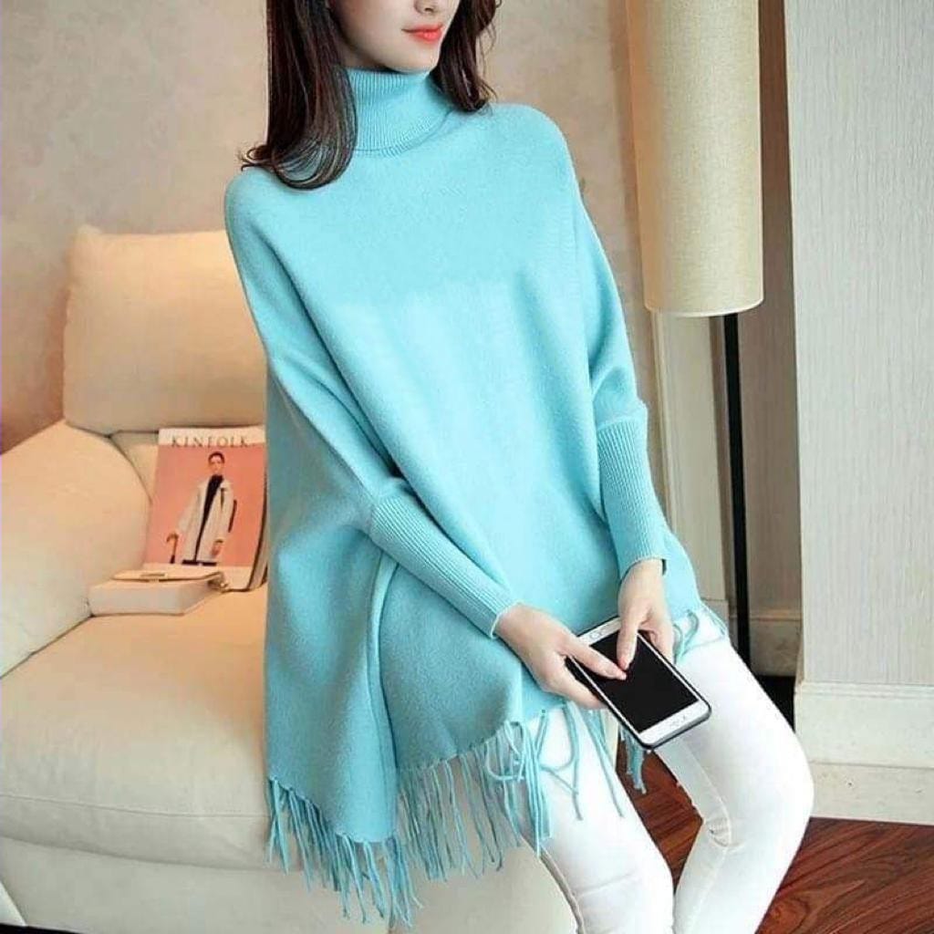 Turtleneck Women Pullover Sweater Spring Jumper